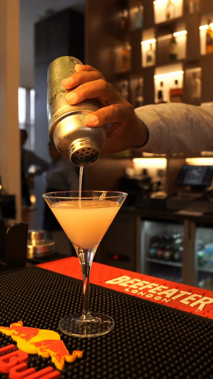 The bar · signature cocktail