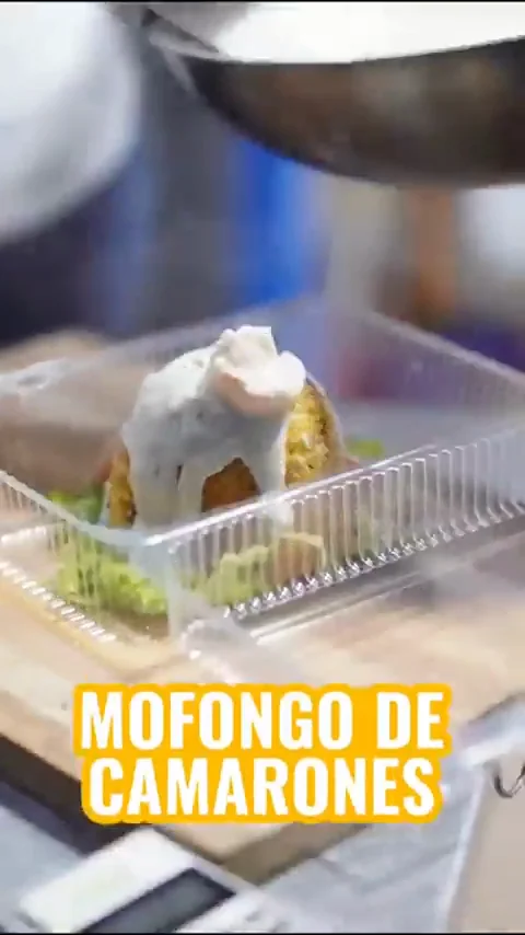 Shrimp mofongo · Caribbean flavor