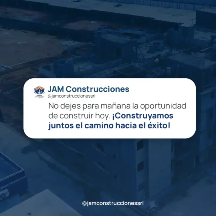JAM Construcciones — social media post 9