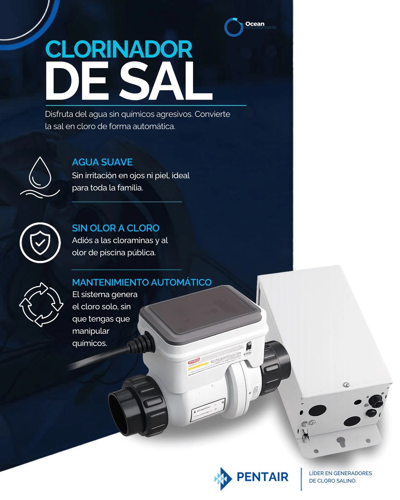 Ocean Pool Solutions — Salt chlorinator